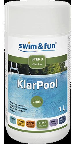 Leväkerrostumien ehkäiseminen KlarPool estää tehokkaasti liukkaiden leväkertymien muodostumisen altaan pohjalle ja sivuille.