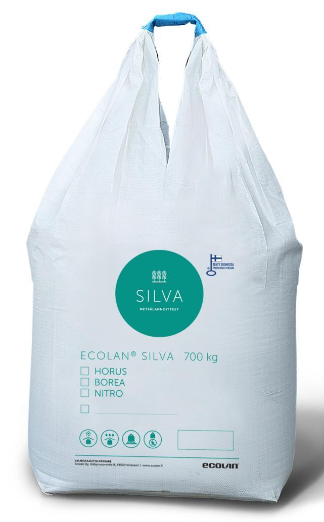 Ecolan Silva Metsälannoitteiden perusraaka-aineena ovat lannoitekelpoiset ja puhtaat bioenergiantuotannon tuhkat.
