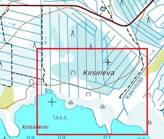 Kuvan mukaisesta ranta-asemakaava-alueesta käytetään tässä osallistumis- ja arviointisuunnitelmassa (OAS) nimitystä suunnittelualue.