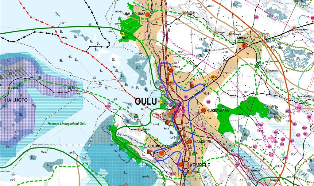 Esimerkki maakuntakaavasta