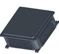 SELCO KOTELOT JA LAIPAT Yleiskotelot IP67 Tyhjä kotelo saranoidulla kannella. Moniosatiivisteet läpivienneissä kaapeleille Ø 7 27 mm. Koko 310mm x 172mm x 120mm IP 67. Sinetöitävissä.