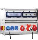 FPK 321W-pistorasiakeskus 63A/400V FPK 321 W 63A/400V Mitat: 610 x 340 x 200 mm Paino: 14 kg 34 040 46 Varustus: Pääkytkin: Sukopistorasia: CEE-pistorasia: CEE-pistorasia: Johdonsuojakatk.