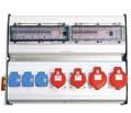 FPKP331R - Pistorasiakeskus 80A/400V FPKP 331R 80A/400V Mitat: 340 x 610 x 250 mm Paino: 15 kg Varustus: Pääkytkin: 3-nap 125A Sukopistorasia: 3 kpl 16A/230V CEE-pistorasia: 3 kpl 5-nap.