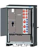 Työmaan pääkeskus TPK 160 Nimellisvirta: 160 A Nimellisjännite: 400 V (50 Hz) Kotelointiluokka: IP44 Liitäntäteho yht.: 95 kw Mitat/mm (K x L x S): 1700 x 1200 x 700 34 344 30 Paino n.