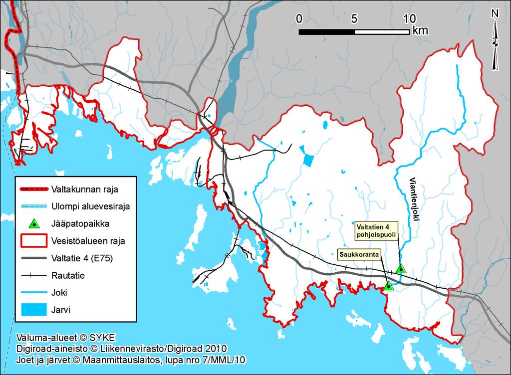 3 Historiallinen tulvatieto 3.1 Toteutuneet tulvat Perämeren pohjoisen rannikon vesistöalueella vesistötulvat ovat harvinaisia.
