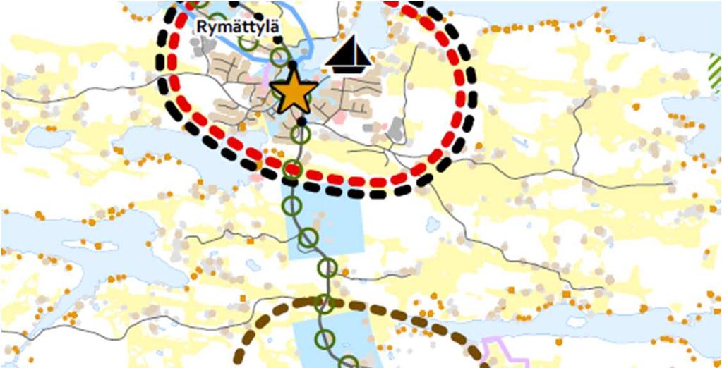 Tekniset palvelut maankäyttöosasto kaavoitus sivu 4/8 Maakuntakaava KYLÄ Seudullisesti merkittävät kyläalueet, joilla on