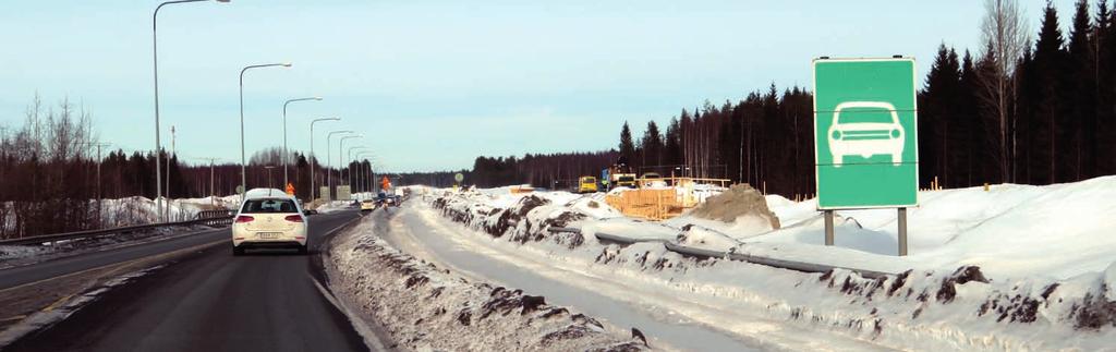 Valtatien 4 parantaminen välillä Oulu-Kemi jatkuu Uutta valtatiellä 4 vuonna 2022: Keskikaiteellinen ohituskaistatie (2+1 kaistaa) KEMI Lisäkaistat moottoritielle (3+3 kaistaa) Uusi eritasoliittymä