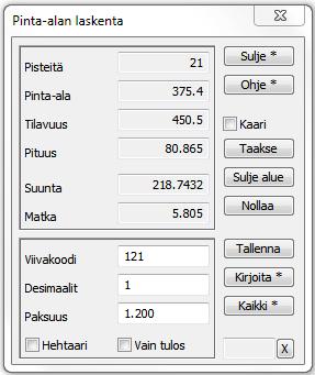 6 Laskenta 3D-Win tarjoaa erittäin monipuoliset laskentatoiminnot käyttöösi.