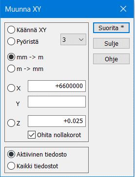 9 Laskentatulokset Useimmat laskentatoiminnot tallentavat laskentatulokset automaattisesti laskennan tulostiedostoon Calc.txt. Tämän tulostiedoston ulkoasu on vapaasti muokattavissa.