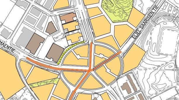 Maankäyttöpotentiaalia nähdään esimerkiksi Haagan kiertoliittymän ja bulevardikaupungin kaltaisilla nykypäivän liikennealueilla.