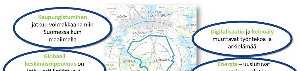 1. LEMPÄÄLÄ VUONNA 2040 Lempäälässä strategisen yleiskaavan valmistelutyössä on mietitty sitä, mitkä tekijät tekevät Lempäälästä tunnetun paikallisesti, maakunnallisesti ja valtakunnallisesti sekä