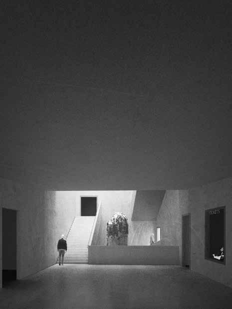 from entrance towards staircase