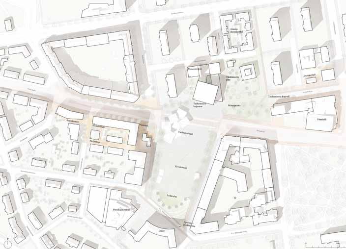 Museorakennus on sidottu onnistuneesti osaksi klassista sommitelmaa. Ehdotuksessa on otettu kantaa myös kilpailualueen ulkopuolelle, mistä on syntynyt kiinnostava visio tulevaisuudesta.