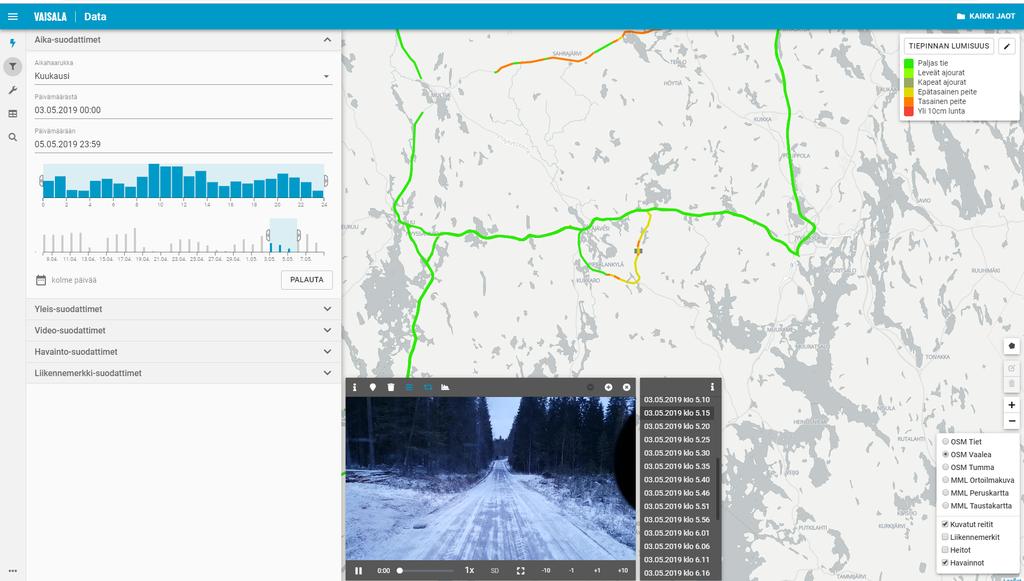 Esimerkki: Tiesää