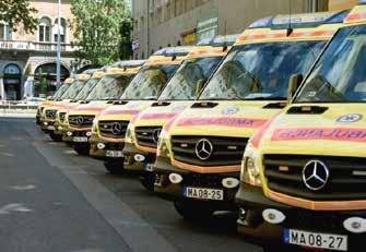 PROFILE NEWS 15 PROFILE UNKARISSA Unkarin kansallinen ambulanssipalvelu valitsi jo vuosia sitten Profilen täysimittaiseksi palvelukumppanikseen.