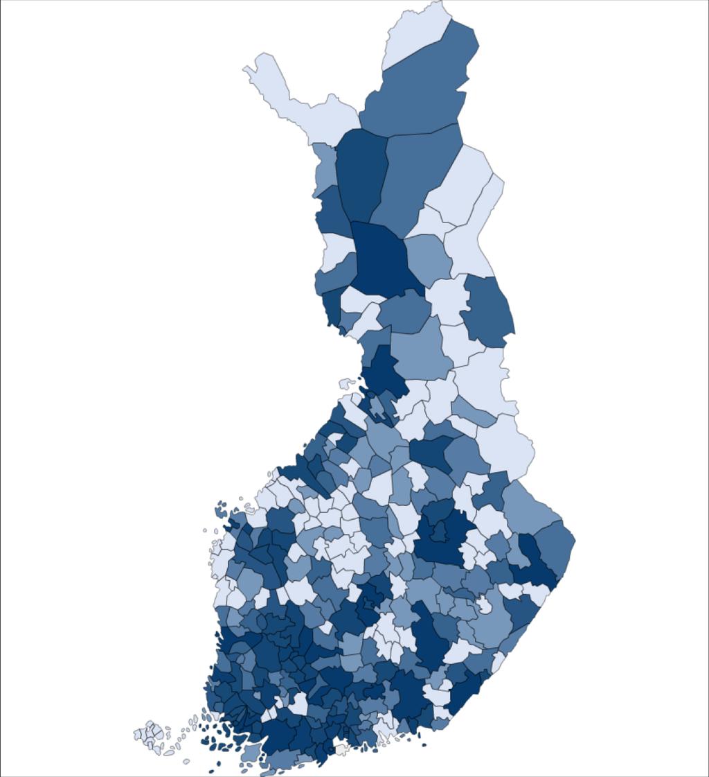 KOTIKUNTA n=3013 Helsinki Espoo