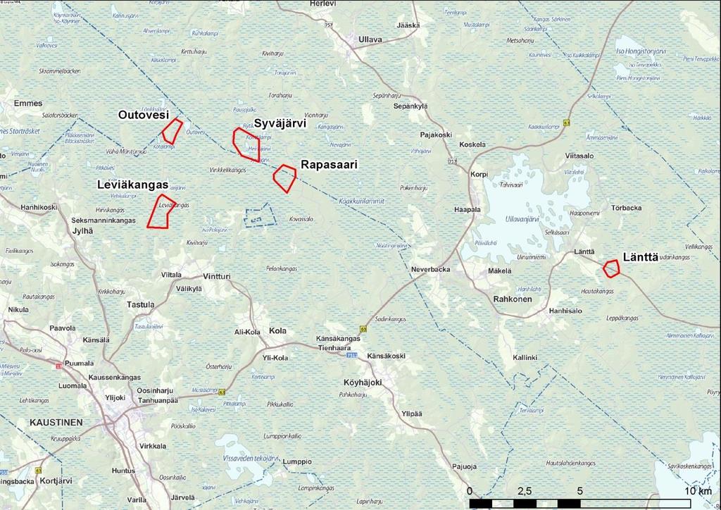 1 / 12 1. JOHDANTO Keliber Oy suunnittelee litiumin tuotantotoiminnan aloittamista (n. 500 km 2 ) alueella. Hankkeesta on käynnistetty ympäristövaikutusten arviointimenettely.