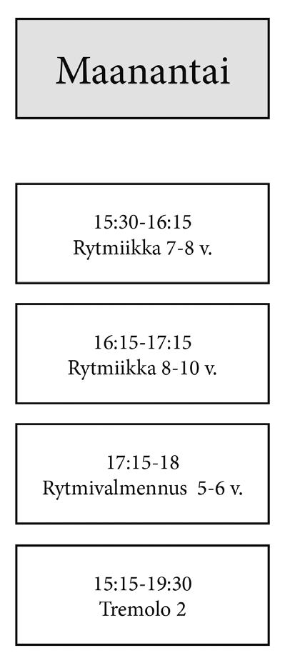 Ryhmät ovat arkisin klo 15.30-20 välillä Espoon kulttuurikeskuksen Peilisalissa. Mukaan pääsee ilmoittautumalla. Paikat jaetaan ilmoittautumisjärjestyksessä.