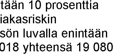 erona ja maksuvalmius hoidetaan OP Yrityspankki Oyj:n sekkitilin kautta.