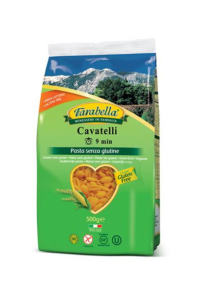KARIA OÜ FARABELLA, CAVATELLI Cavatelli-pasta, gluteeniton.