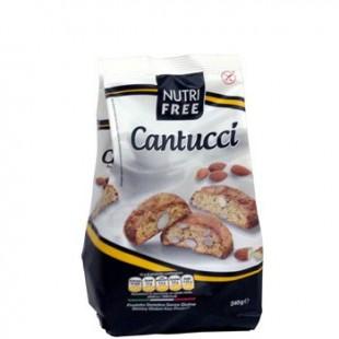 NUTRIFREE, CANTUCCI - MANTELIKEKSI Cantuccit (korppukeksi) jotka ovat tehty italialaisen Praton kaupungin reseptillä.