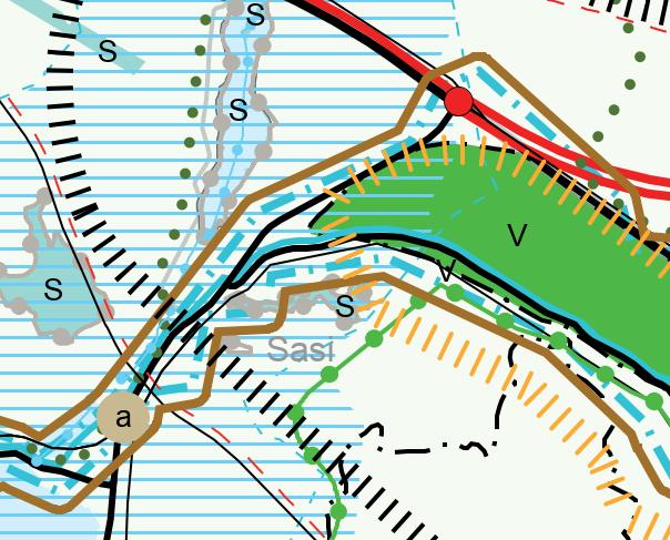 FCG SUUNNITTELU JA TEKNIIKKA OY Raportti 13 (30) Kuva 4. Ote Pirkanmaan maakuntakaava 2040:sta. Aurinkopellon asemakaava-alueen likimääräinen sijainti on osoitettu punaisella ympyrällä. 5.