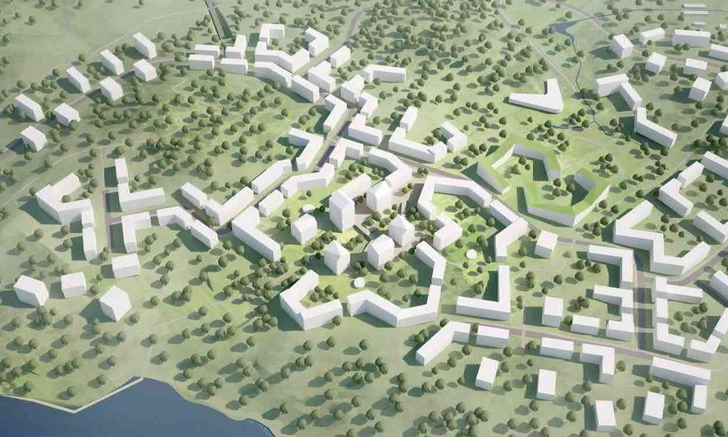 SUUNNITELMA Keskusta sijaitsee uuden, maan alle sijoitetun aseman kohdalla.