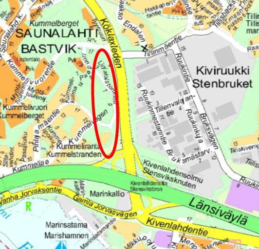 s. 1 / 9 Alue 421201 Linjaloistonkatu 42. kaupunginosa, Saunalahti Asianumero 4003/10.02.