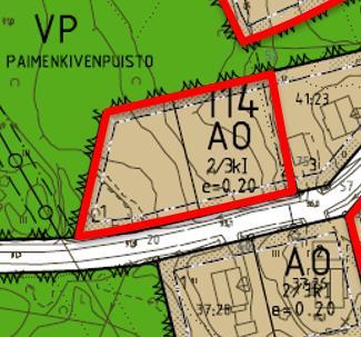 Kortteli 114, tontit 1 ja 2, Lehmisavuntie 11 ja 13, 59800 Kesälahti Alueelle saa rakentaa yksi- tai kaksiasuntoisia