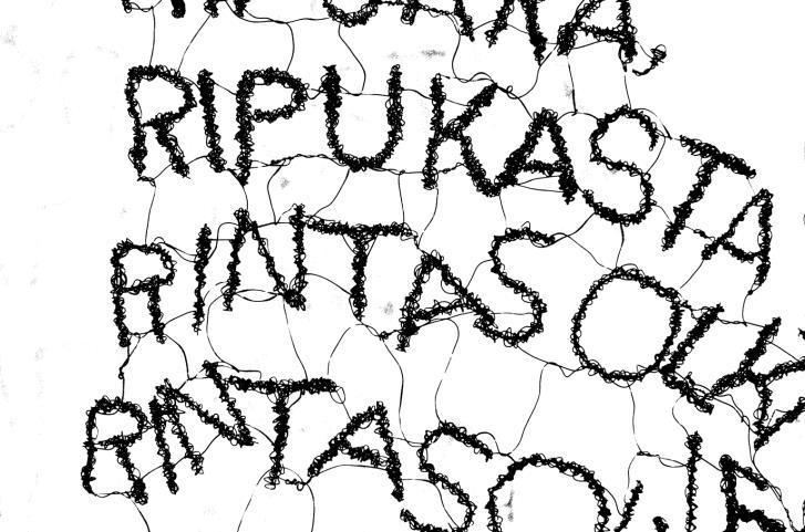 Yksityiskohta Matti Rauhaniemen teoksesta Suomessa erityistä tukea tarvitsevilla henkilöillä ei ole yhdenvertaisia mahdollisuuksia harrastaa ja opiskella taidetta tai tehdä sitä työkseen.