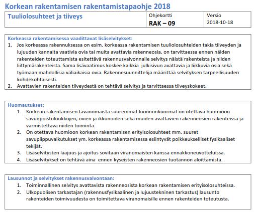 liikkuvien terveellisyyteen, turvallisuuteen sekä viihtyvyyteen) on ennalta