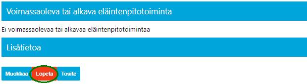 3.1 Pitopaikan lopettaminen Tärkeää tietää, ennen kuin lopetat pitopaikan!