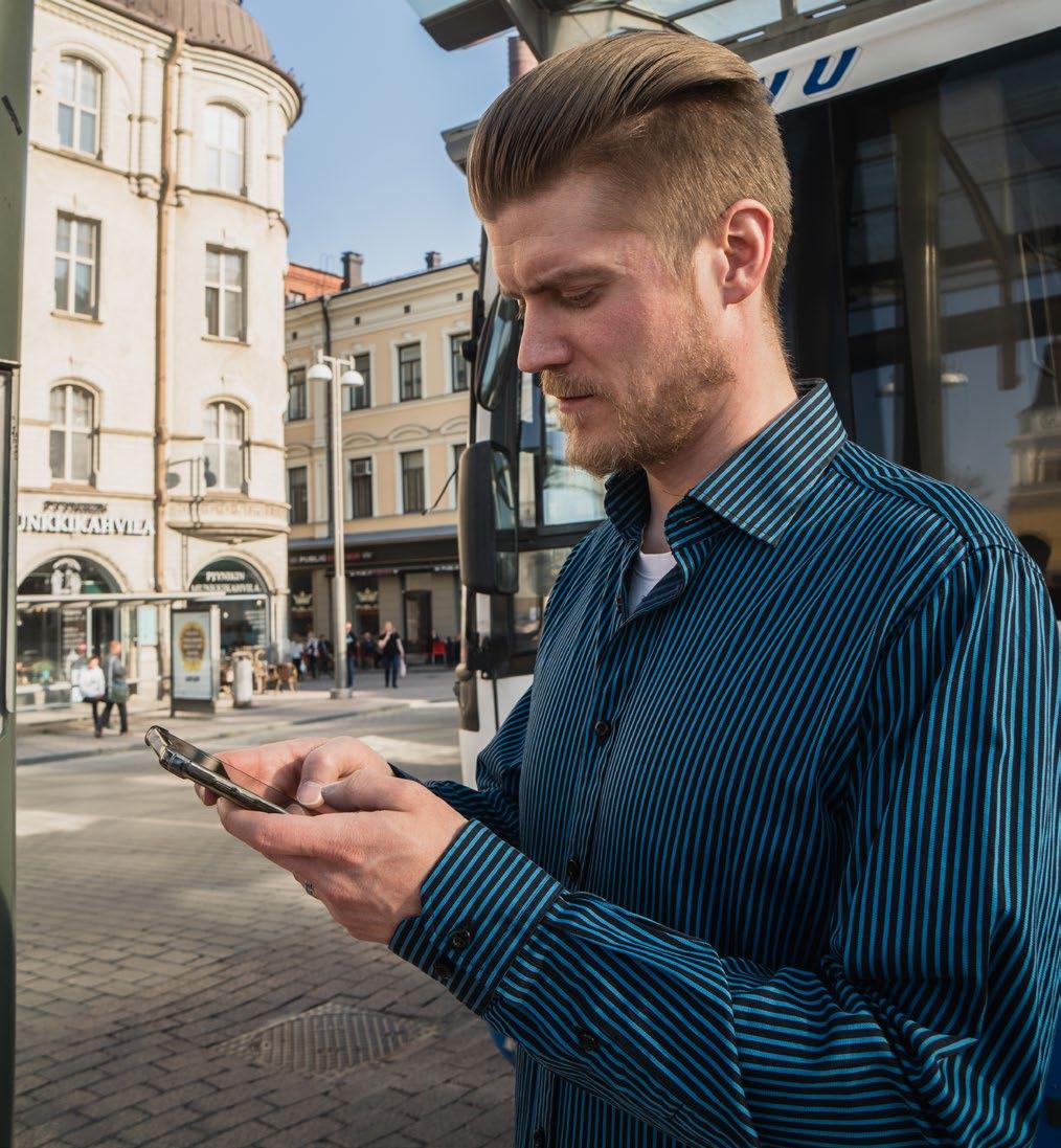 Toimi näin 1. Lataa sovellus Sovelluksen voi ladata ilmaiseksi Google Playsta tai App Storesta. Syötä hakusanaksi Nysse mobiili.