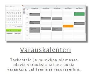 Aloittaminen Kirjaudu rekisteröitymisen jälkeen varausjärjestelmään käyttäjätunnuksella ja salasanalla.