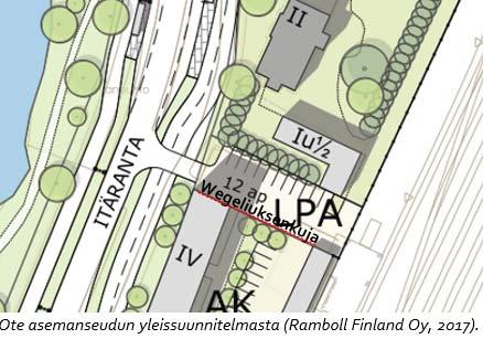 Aikataulu Wegeliuksenkuja on tarkoitus toteuttaa vuoden 2019, joko LPA alueena tai katualueena. Yhteistyötarpeet Kiinteistönmuodostuksessa sopimistarpeita.