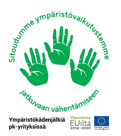 Liity mukaan Ympäristökädenjälkiä pk-yrityksissä -järjestelmään! Vastaa kartoituskyselyyn osoitteessa https://www.webropolsurveys.com/s/f855f2eb33acd70c.