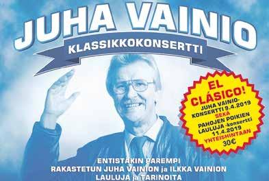 4. klo 19 (8/10 ) Suomalaiselokuvien musiikkihelmiä Kukon Jazz-klubi Keskiviikkoklubi klo 19 Seita & Friends (vapaa pääsy) Illalliskortti 20 To 18.4. klo 19 ABBA (10/13 ) 40-luvulta tähän päivään Pe 19.