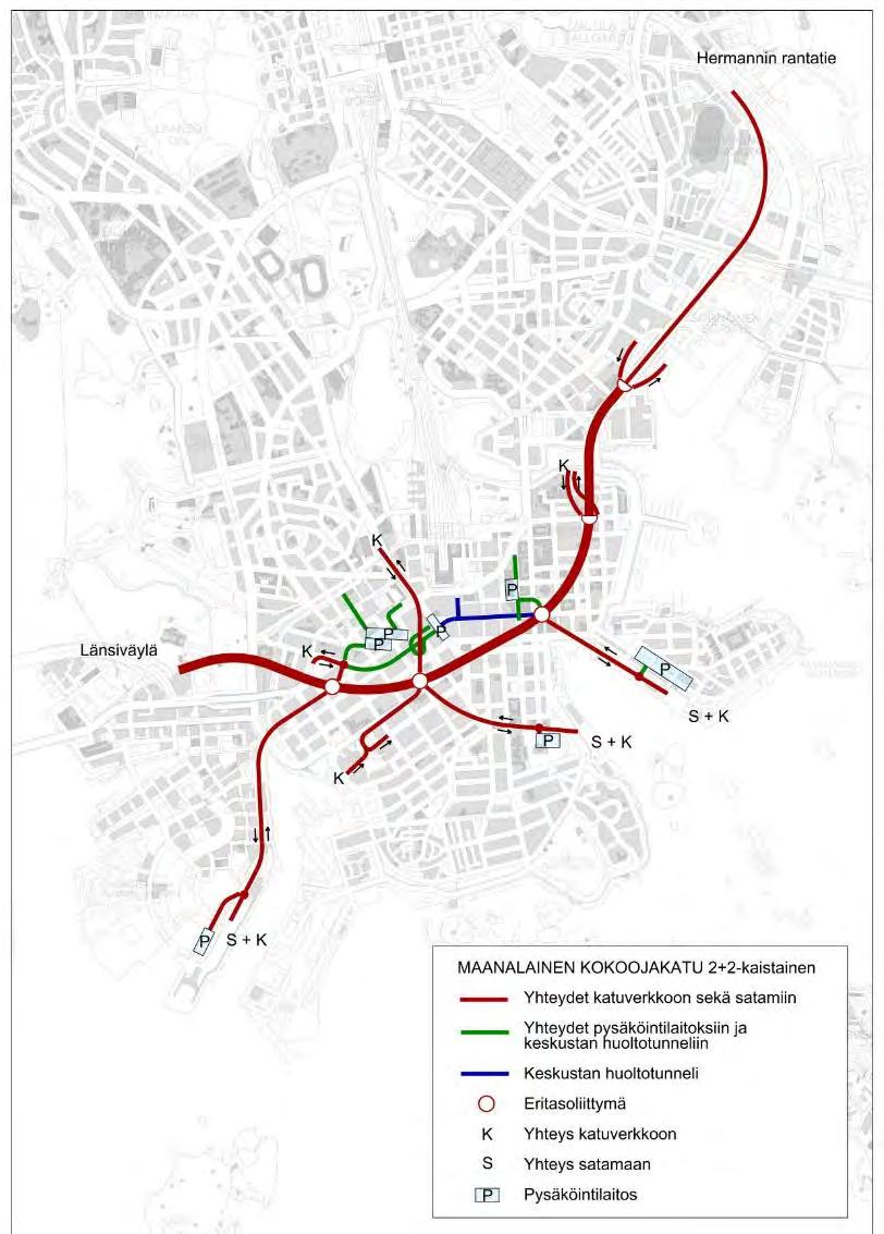 yhteydet: Eteläsatama, Länsisatama, Katajanokan satama Muut
