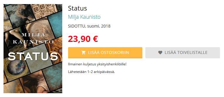 13 5.3 Toivelistojen benchmarkkaus Eri toivelistojen benchmarkkaukseen, eli analysointiin, valittiin neljä verkkokauppaa, joissa kyseinen ominaisuus on toteutettu tavalla tai toisella.