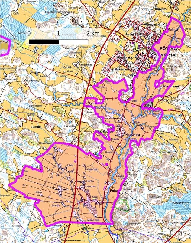 Pöytyä, Auvaisen Lankkisen pellot: 110138; 1273 ha Peltoaukea, jolle kerääntyy merkittäviä määriä kapustarintoja ja tuulihaukkoja muuttoaikoina.