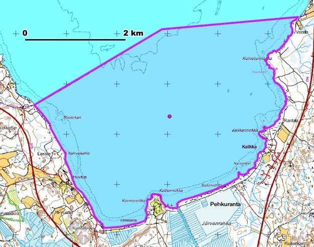 Pöytyä, Pyhäjärven eteläpää: 110238; 1338 ha Lounais-Suomen suurin järvi, jonka eteläpää on TLY:n havaintojenkeruualuetta.