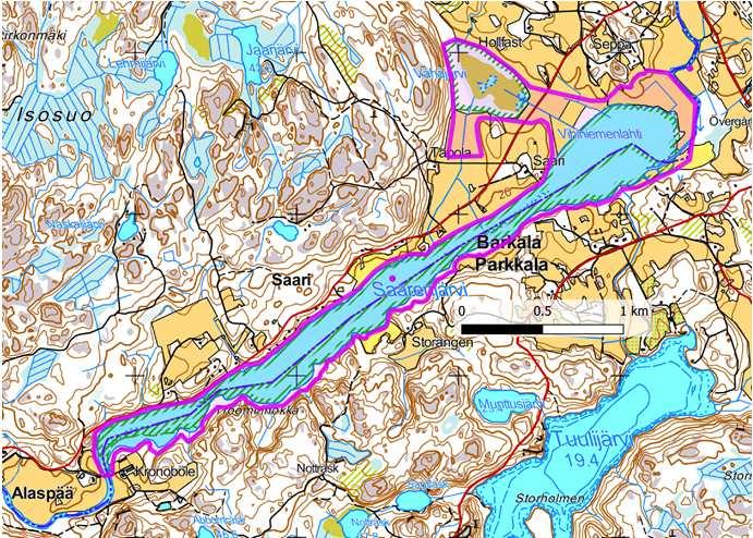 Salo (Perniö), Saarenjärvi: 110101; 157 ha Virtauksen ansiosta tavallisesti syksyn viimeinen ja kevään ensimmäinen sisävesien sulapaikka, joka on ollut perinteisesti parhaita joutsenten säännöllisiä