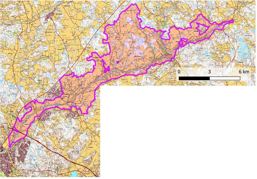 Salo, Uskelanjokinotko: 110222; 6122 ha Varsinais-Suomen edustavin viljelymaiden yölaulajien pesimäalue.
