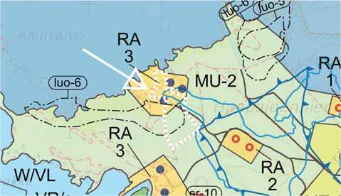 2.16 Muistutus (tila 411-7-150) Muistutuksen pääkohdat: 32 Kaavaan tulee ehdottomasti osoittaa olemassa oleva rakennuspaikka (RA) tai huomioitava olemassa oleva rakennus niin, että rakennus voi