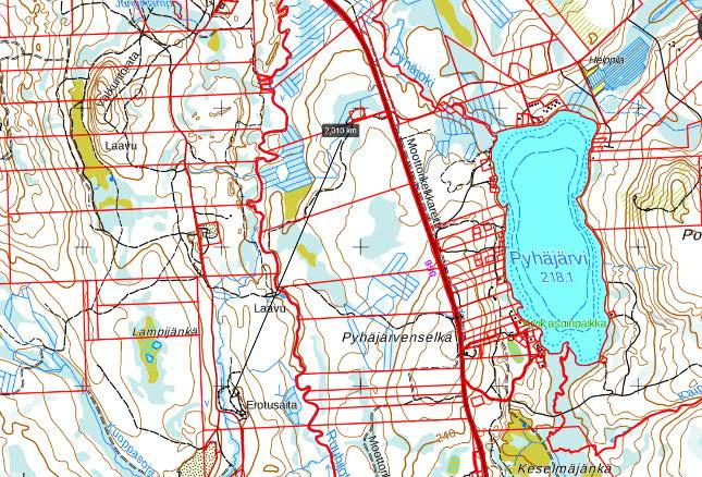 FCG SUUNNITTELU JA TEKNIIKKA OY Selostus, ehdotus 10 (26) suunnittelualue 3.8 Reitistö Kuva 13.