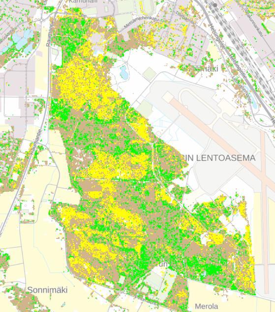 Metsän 3D piirteet pulssitiheys Pistetiheyden vaikutus Nykyinen keilaus myös potentiaalinen