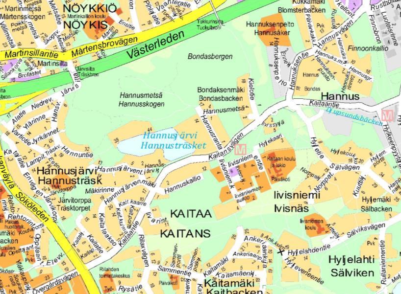 s. 1 / 11 Alue 441416 Hannusranta Asemakaavan muutos Asianumero 5469/10.02.03/2017 Hannusjärven alueesta suunnitellaan tehokas ja kaupunkimainen asumiseen painottuva alue.