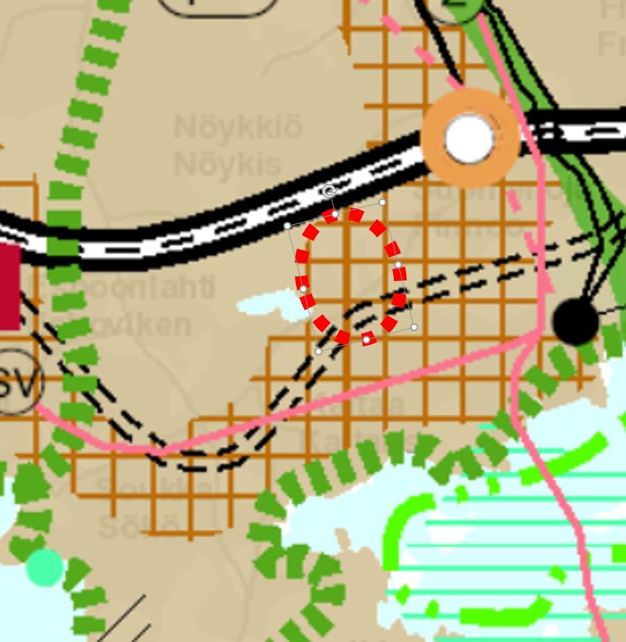 s. 2 / 11 LÄHTÖKOHDAT Suunnittelualue Suunnittelualue jakautuu kahteen osaan: Hannusjärven kokonaistarkastelualue käsittää noin 26,0 ha laajan alueen Kaitaan tulevan metroaseman ja Kaitaantien