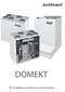 DOMEKT. FI Installation and Maintenance Service Manual