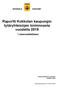 Raportti Kokkolan kaupungin tytäryhteisöjen toiminnasta vuodelta 2019